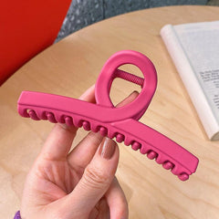 Large Hair Clip Hair Claw Back Head Hair Shark Clip Frosted Hair Clip