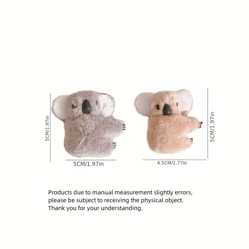 3D Plush Koala Hairpin Hair Claw for Girls