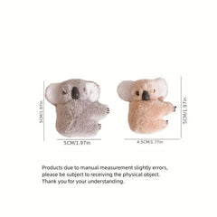 3D Plush Koala Hairpin Hair Claw for Girls