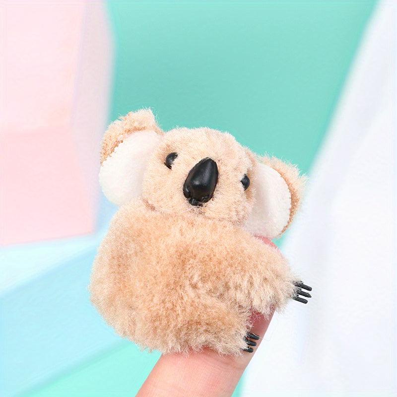 3D Plush Koala Hairpin Hair Claw for Girls