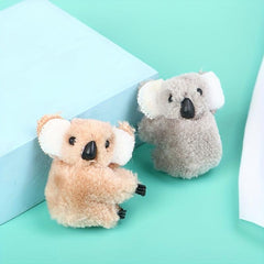 3D Plush Koala Hairpin Hair Claw for Girls