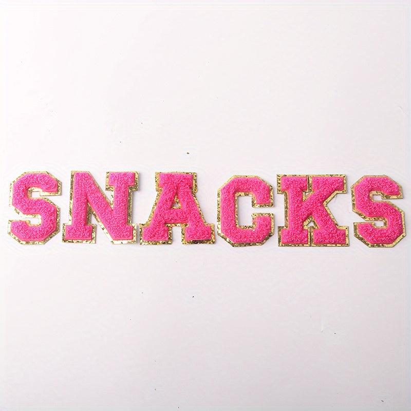 Iron On English Letters Stickers Embroidery Patches DIY Accessories