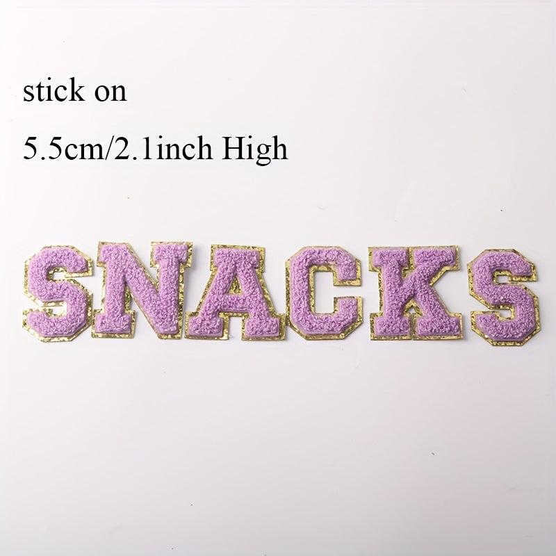 Iron On English Letters Stickers Embroidery Patches DIY Accessories