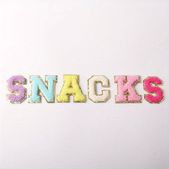 Iron On English Letters Stickers Embroidery Patches DIY Accessories