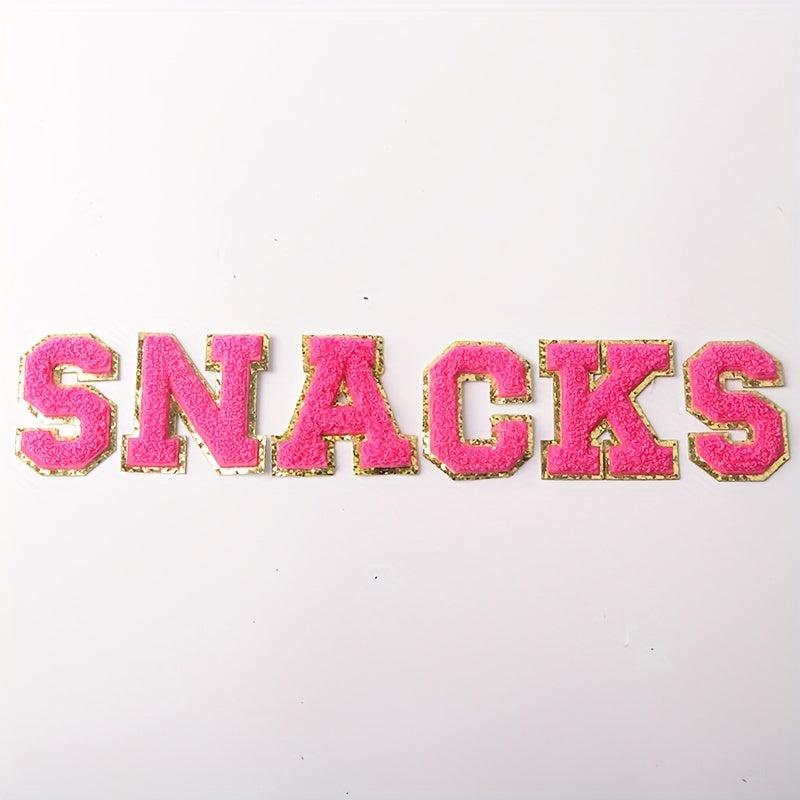 Iron On English Letters Stickers Embroidery Patches DIY Accessories