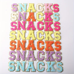 Iron On English Letters Stickers Embroidery Patches DIY Accessories