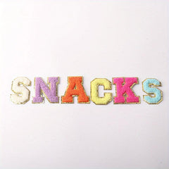 Iron On English Letters Stickers Embroidery Patches DIY Accessories