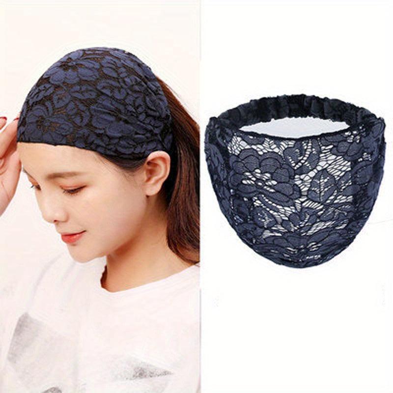 Wide Lace Headband African Style Turban Hair Band