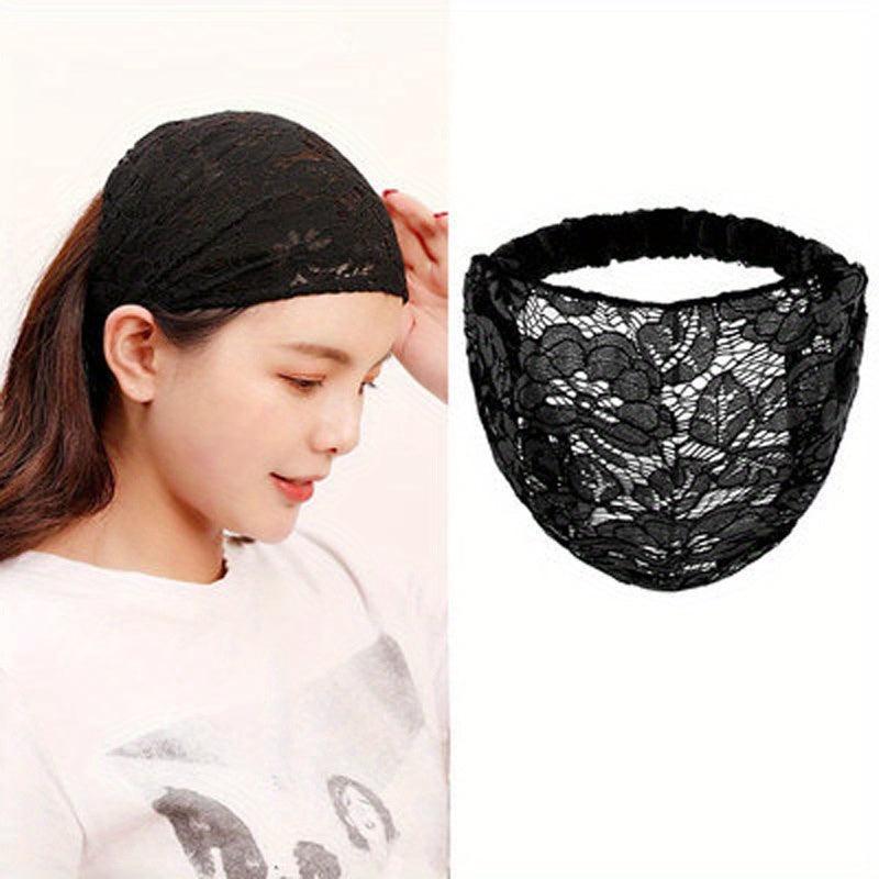 Wide Lace Headband African Style Turban Hair Band