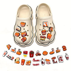 32pcs Chicken Shoes Charms Sandals DIY Accessories
