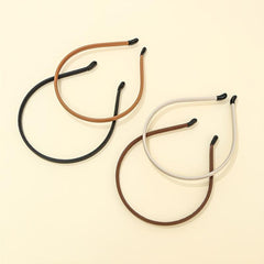 4pcs Leather Covered Headband for Women and Girls