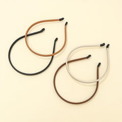 4pcs Leather Covered Headband for Women and Girls