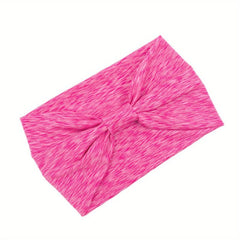 Elastic Knotted Wide Band Fitness Headband Hair Accessories