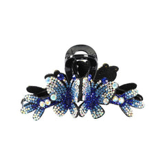 Colorful Rhinestone Butterfly Hair Claws Hair Clip
