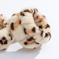 2pcs Leopard Print Microfiber Wristbands for Face Washing