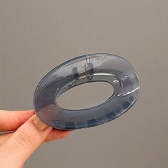 Acrylic Oval Hair Claw Back Head Shark Claw Ladies Hair Accessories Gift