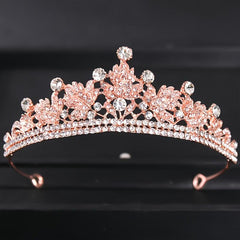 Baroque Vintage Tiara Headband Bridal Wedding Rhinestone Crown Hair Hoop