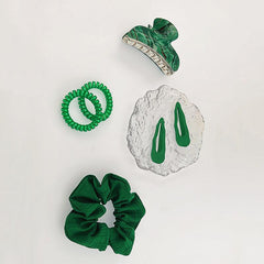 4pcs Large Fabric Scrunchie Hair Tie Hair Rope Hair Accessories