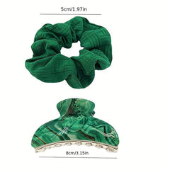4pcs Large Fabric Scrunchie Hair Tie Hair Rope Hair Accessories