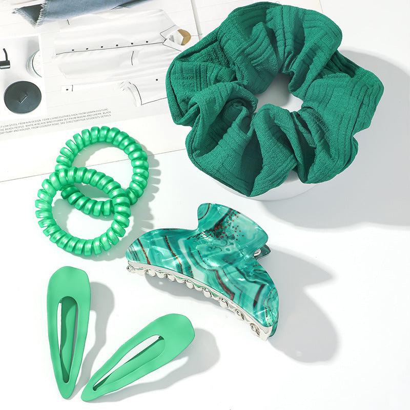 4pcs Large Fabric Scrunchie Hair Tie Hair Rope Hair Accessories