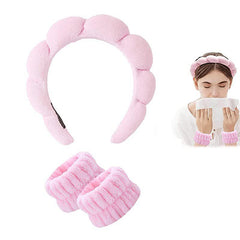 Puffy Headband Plush Hair Band Solid Hair Accessories Soft Headdress