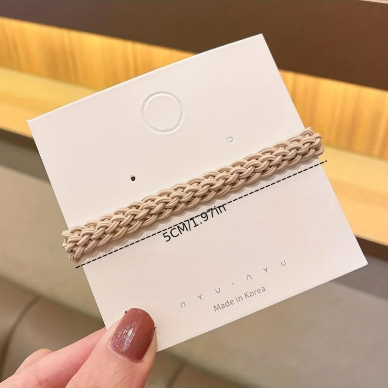 Braided Hair Tie Ponytail Holder Women Girls Hair Accessories