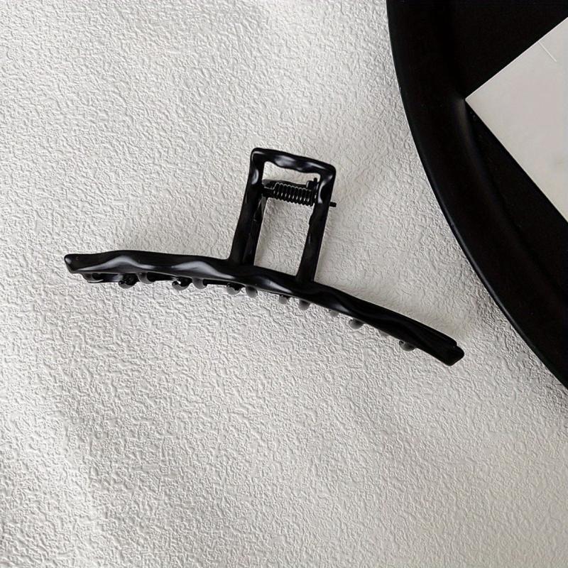 Metal Style Large Hair Claw Headwear Back Head Claw Shark Claw Hair Accessories