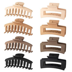 8pcs Large Shark Claw Hair Claw Ponytail Holder Hair Accessories for Women