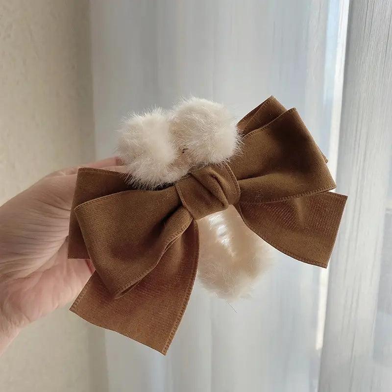 Large Bow Hair Claw Clip Sweet Grip Hair Jaw Clip Thick Hair Accessories
