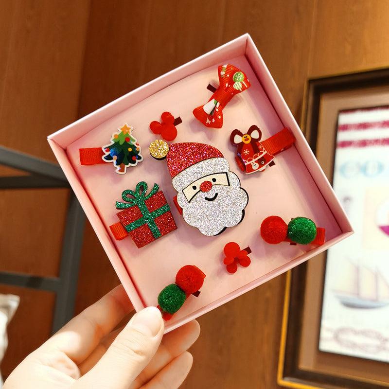 Christmas Hair Clip Girls' Headwear Small Hat Hair Clip