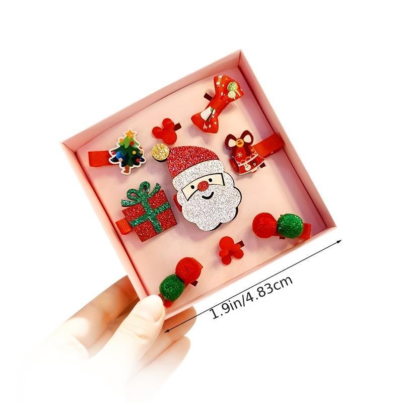 Christmas Hair Clip Girls' Headwear Small Hat Hair Clip