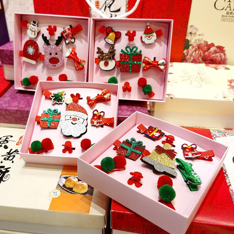 Christmas Hair Clip Girls' Headwear Small Hat Hair Clip