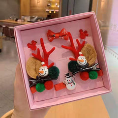 Christmas Hair Clip Girls' Headwear Small Hat Hair Clip