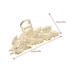 Rhinestone Metal Hair Clips Strong Hold Grip Hair Jaw Clip