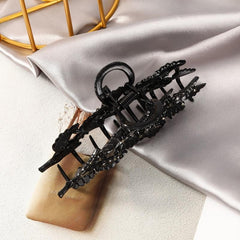 Rhinestone Metal Hair Clips Strong Hold Grip Hair Jaw Clip