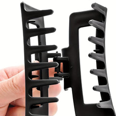 Matte Hair Claw Clip Large Hair Claw For Thick Long Hair Nonslip Ponytail Holder