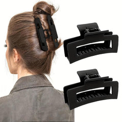 Matte Hair Claw Clip Large Hair Claw For Thick Long Hair Nonslip Ponytail Holder