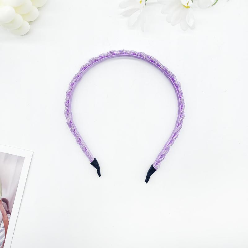 5pcs Beaded Twist Headband Vintage Party Hair Accessories