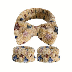 3pcs Leopard Print Hair Bundle Set
