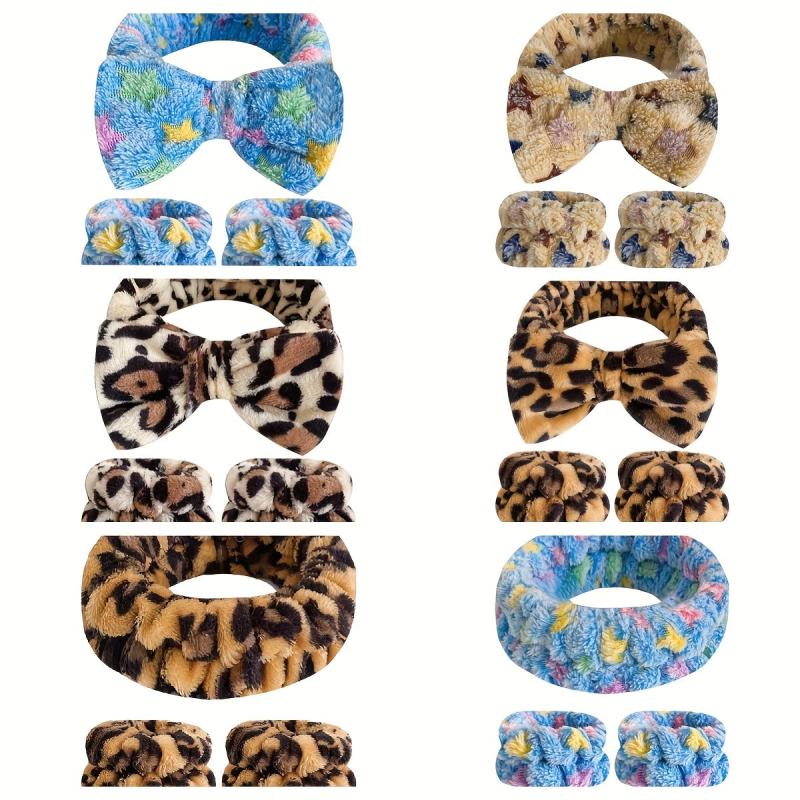 3pcs Leopard Print Hair Bundle Set