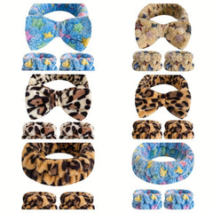 3pcs Leopard Print Hair Bundle Set