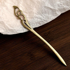 Retro Hairpin Metal Ancient Style Hair Stick Ponytail Holder Hair Accessories