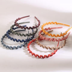 8pcs Frosted Headband Non-slip Hair Accessories