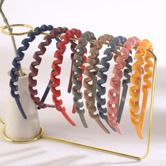 8pcs Frosted Headband Non-slip Hair Accessories