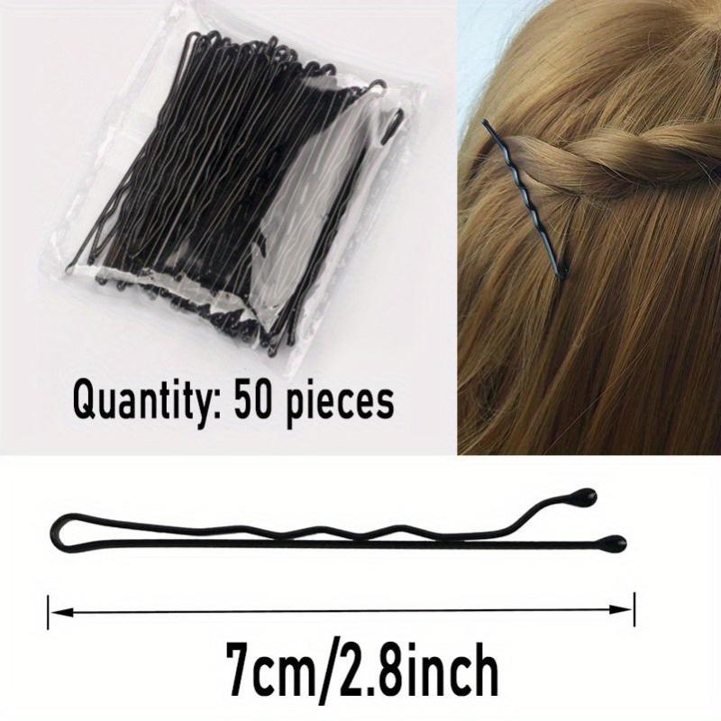 50pcs Small Bobby Pins Long Bobby Pin Reusable Non Slip Style Hair Clips