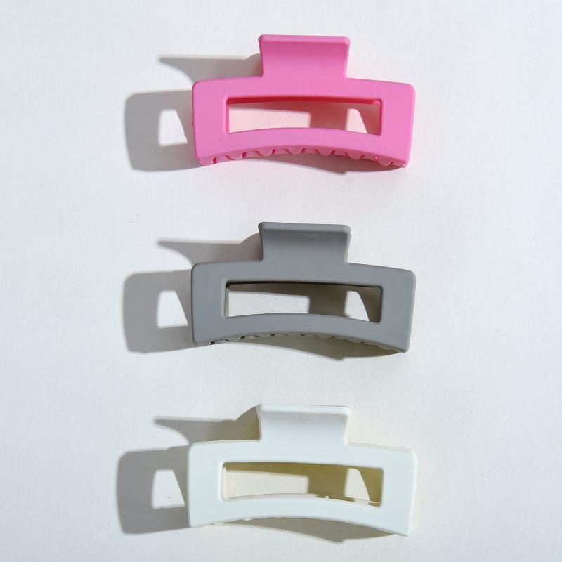 Square High Hair Claw Back Head Hair Grab Headdress Accessory For Girls Women