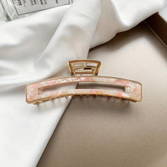 Large Metal Acetate Hair Claw Ponytail Holder Hair Accessories