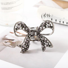 Rhinestone Hairpin Bow Headdress Pearl Hair Clips Butterfly Hair Accessories