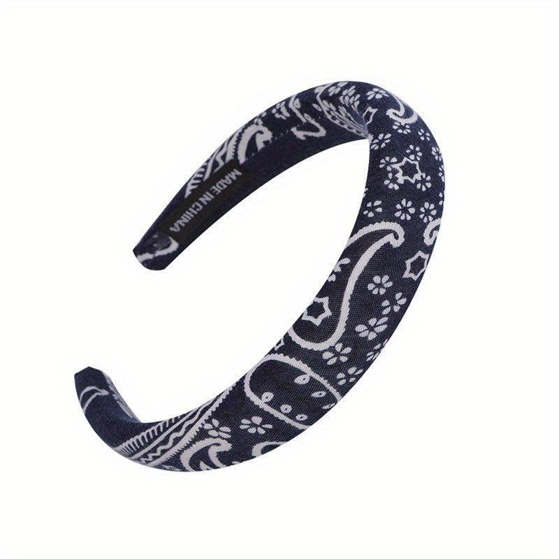 Boho Paisley Pattern Headband Vintage Headdress