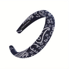 Boho Paisley Pattern Headband Vintage Headdress